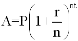 Compound Interest Equation