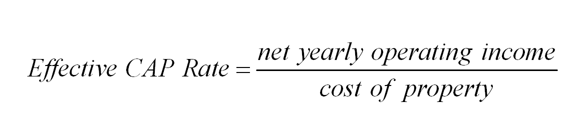 effective cap rate