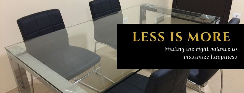 Less is More Less is More